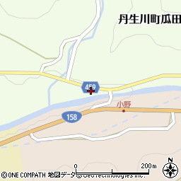 岐阜県高山市丹生川町瓜田94-3周辺の地図