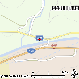 岐阜県高山市丹生川町瓜田94周辺の地図