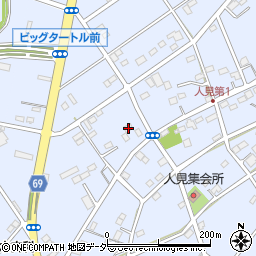 埼玉県深谷市人見378周辺の地図