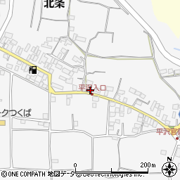 茨城県つくば市北条1371周辺の地図