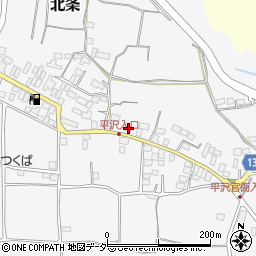 茨城県つくば市北条1372周辺の地図