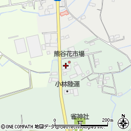 熊谷花市場周辺の地図