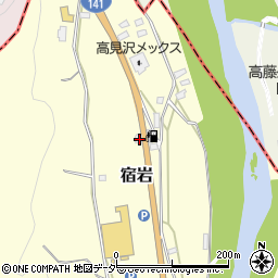 長野県南佐久郡佐久穂町宿岩408周辺の地図