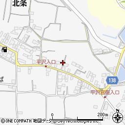 茨城県つくば市北条1375周辺の地図