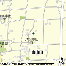 茨城県古河市東山田402周辺の地図