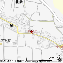 茨城県つくば市北条1370周辺の地図