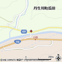 岐阜県高山市丹生川町瓜田95周辺の地図