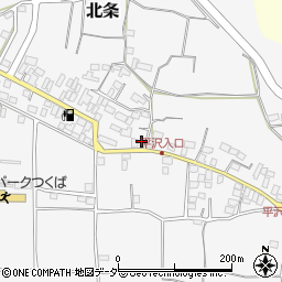 茨城県つくば市北条1365周辺の地図