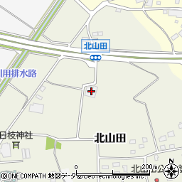 茨城県古河市北山田146-3周辺の地図
