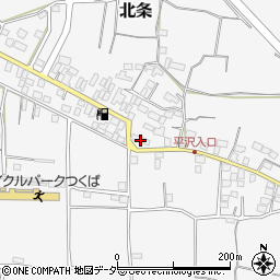 茨城県つくば市北条139周辺の地図