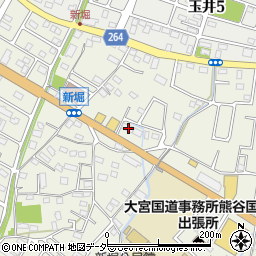 埼玉県熊谷市新堀265周辺の地図