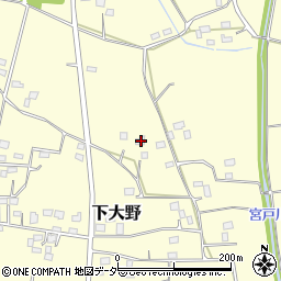 茨城県古河市下大野942周辺の地図