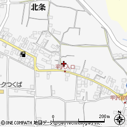 茨城県つくば市北条1366周辺の地図