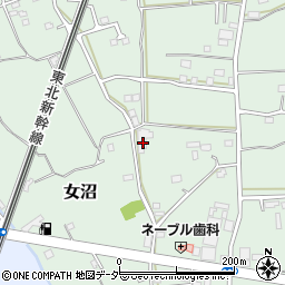 茨城県古河市女沼729周辺の地図