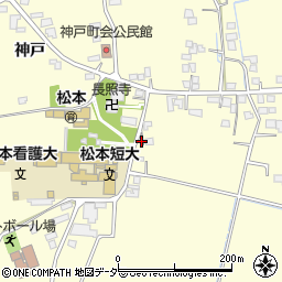 長野県松本市笹賀神戸3270周辺の地図