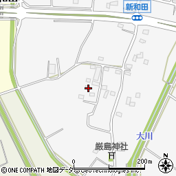 茨城県古河市新和田452周辺の地図