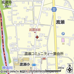 埼玉県児玉郡神川町渡瀬519-3周辺の地図