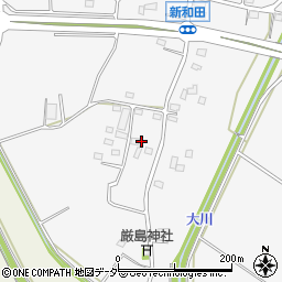 茨城県古河市新和田447周辺の地図