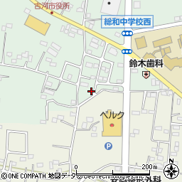 茨城県古河市女沼324-3周辺の地図