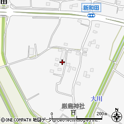 茨城県古河市新和田451周辺の地図