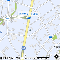 埼玉県深谷市人見398周辺の地図