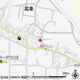 茨城県つくば市北条1363周辺の地図