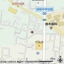 茨城県古河市女沼324-4周辺の地図