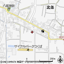 茨城県つくば市北条4275周辺の地図