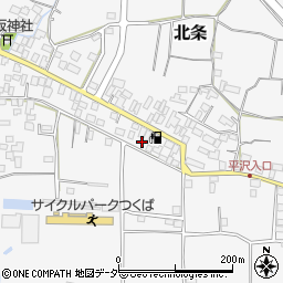 茨城県つくば市北条149周辺の地図