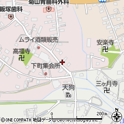 茨城県下妻市下妻丁59周辺の地図