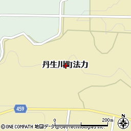 岐阜県高山市丹生川町法力周辺の地図