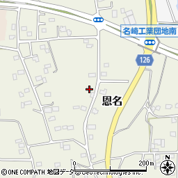 茨城県古河市恩名780周辺の地図