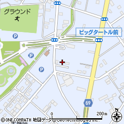 埼玉県深谷市上野台2555周辺の地図