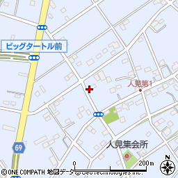 埼玉県深谷市人見95周辺の地図