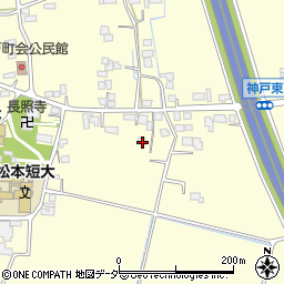 長野県松本市笹賀神戸3160周辺の地図