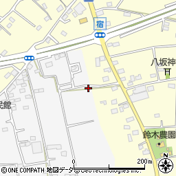 茨城県古河市山田653-3周辺の地図