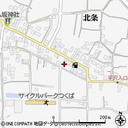 茨城県つくば市北条150周辺の地図