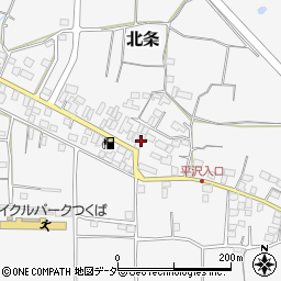 茨城県つくば市北条133周辺の地図