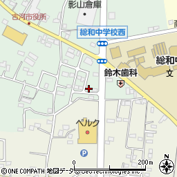 茨城県古河市女沼319-45周辺の地図