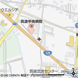 茨城県つくば市北条5122周辺の地図