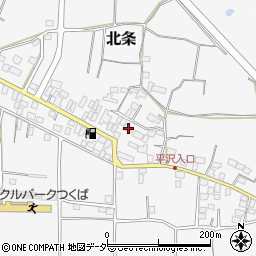 茨城県つくば市北条134周辺の地図