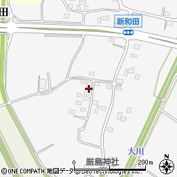 茨城県古河市新和田458周辺の地図
