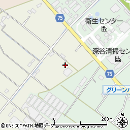 埼玉県深谷市櫛引160周辺の地図