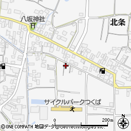 茨城県つくば市北条4278周辺の地図