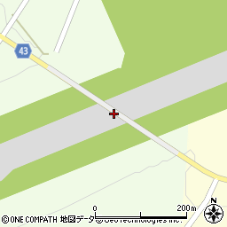 隠岐空港トンネル周辺の地図