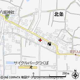 茨城県つくば市北条152周辺の地図