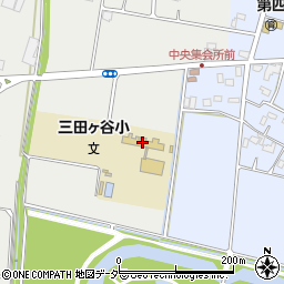 羽生市立三田ヶ谷小学校周辺の地図
