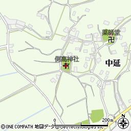 側高神社周辺の地図