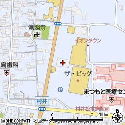 美容室白い部屋村井店周辺の地図