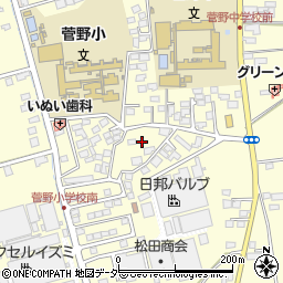 長野県松本市笹賀神戸3322周辺の地図